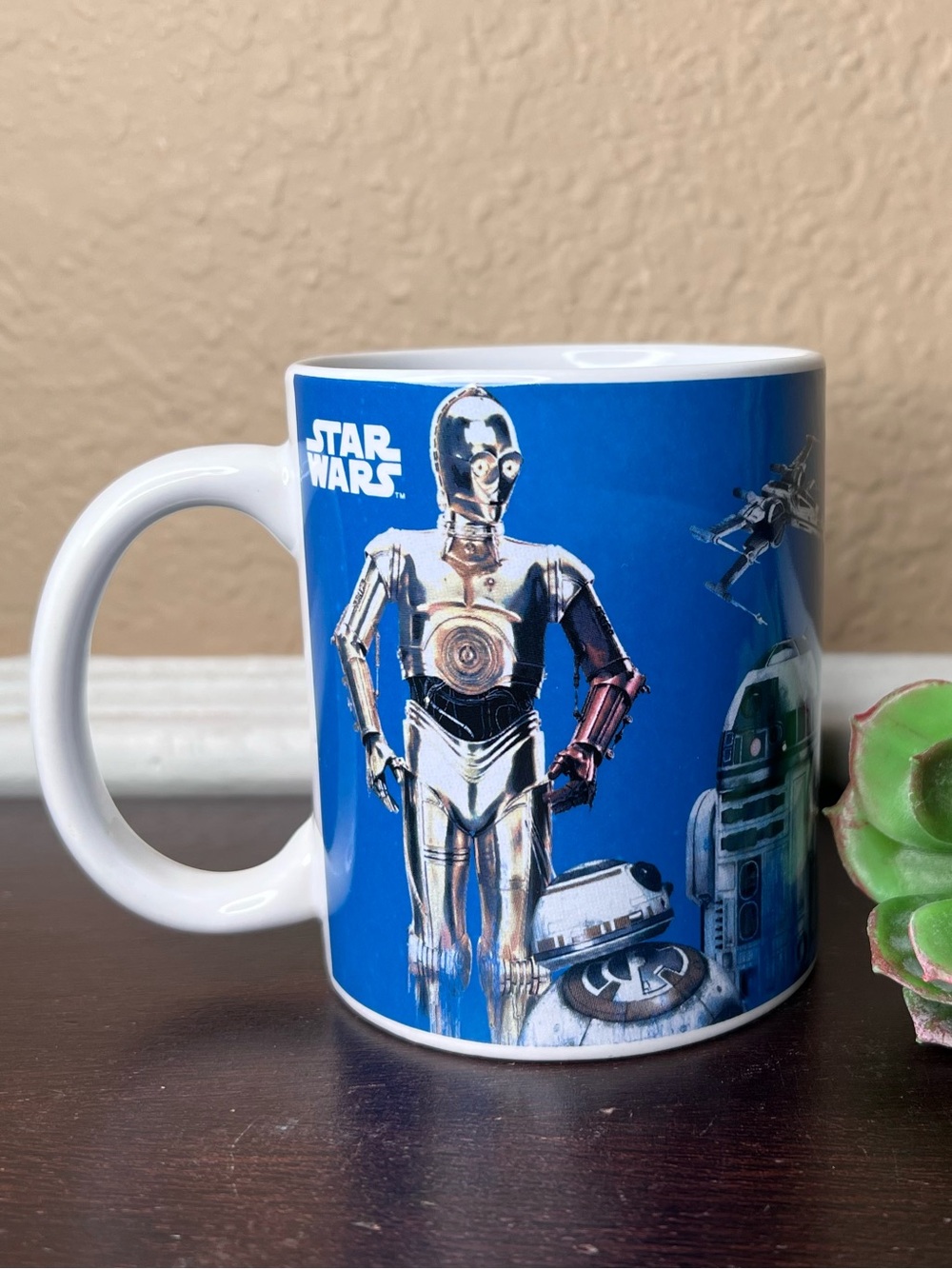 Star Wars Galerie Mug C-3PO Red Arm R2-D2 Chewbacca Blue Coffee Cup